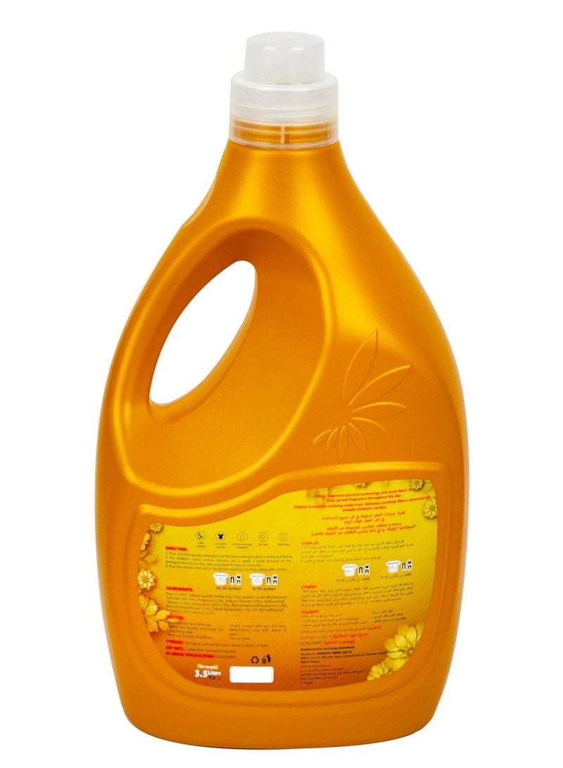 Home Mate Golden Blossom Fragrance Liquid Detergent 3.5 Litres - Image 2