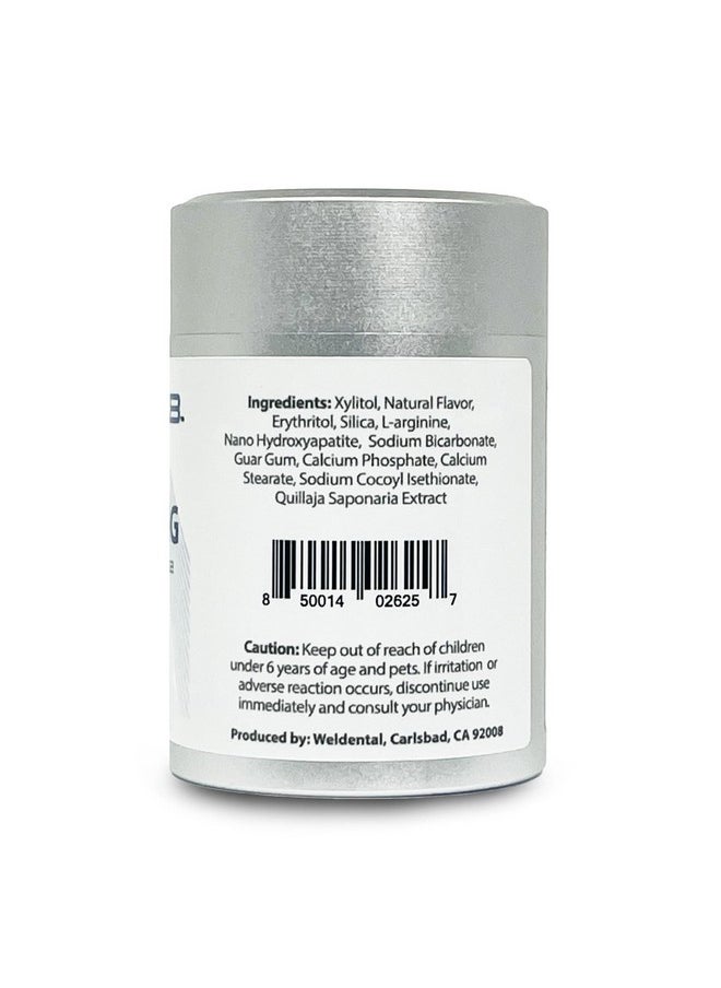 WELdental Chewtab Advanced Whitening Toothpaste Tablets With Nano Hydroxyapatite (Peppermint)  - Image 2