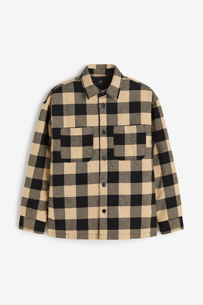 H&M Loose Fit Padded Overshirt