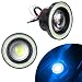 Wogomz 2PCS Angel Eye Halo Fog Lights for Cars Super Bright LED Fog Lights Assembly with COB Aperture 12V Daytime Running Light Bulb Fits Car Truck SUV Universal Car Accessories Ice Blue - Image 2