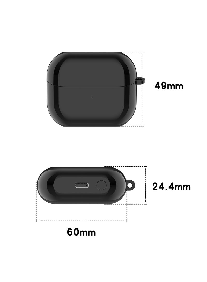 Storage Charging Case Compatible with Samsung Galaxy Buds3 R530 Earphone Charging Case 600mAh 2.22Wh Headphone Charger With Type-C Port (Black) - Image 5