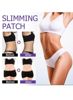 EELHOE Weight Loss Stickers Bye Bye Meat Thigh Meat Sculpting Belly Button Stickers  - Image 3