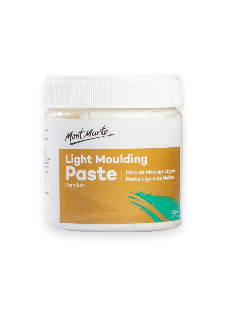 Mont Marte Premium Light Moulding Paste 250ml Content For Achieving Textures - Image 1