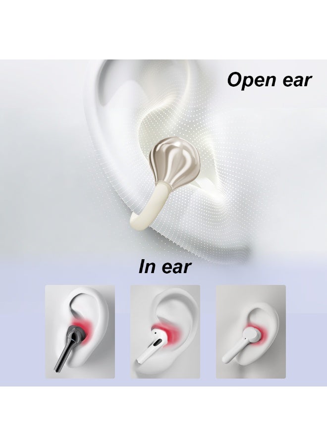 caijin Bluetooth earphones: wireless, clip-on, fast charging, HiFi sound quality, noise cancellation, sports performance, ultra-long battery life, ultra-long standby time - Image 5