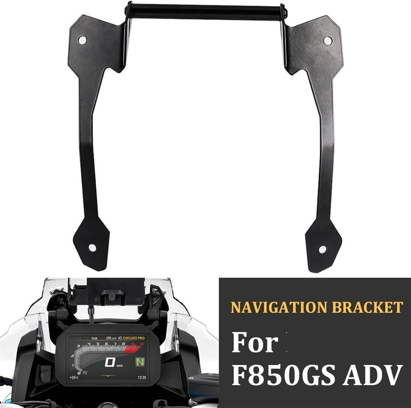 QASULER Motorcycle Windshield Phone Holder Bracket - Image 2