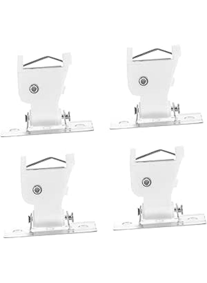 Bamboo Curtain Cord Locks 4 Sets Easy Install Roman Shade Locks for Windows Blinds - Image 1