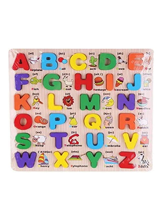 NIBEMINENT Alphabet 1 2 3 Years Old, Children's Preschool Learning Toy, Educational Name Puzzle Gifts for Boys and Girls 11.6 x 0.23cm - Image 1