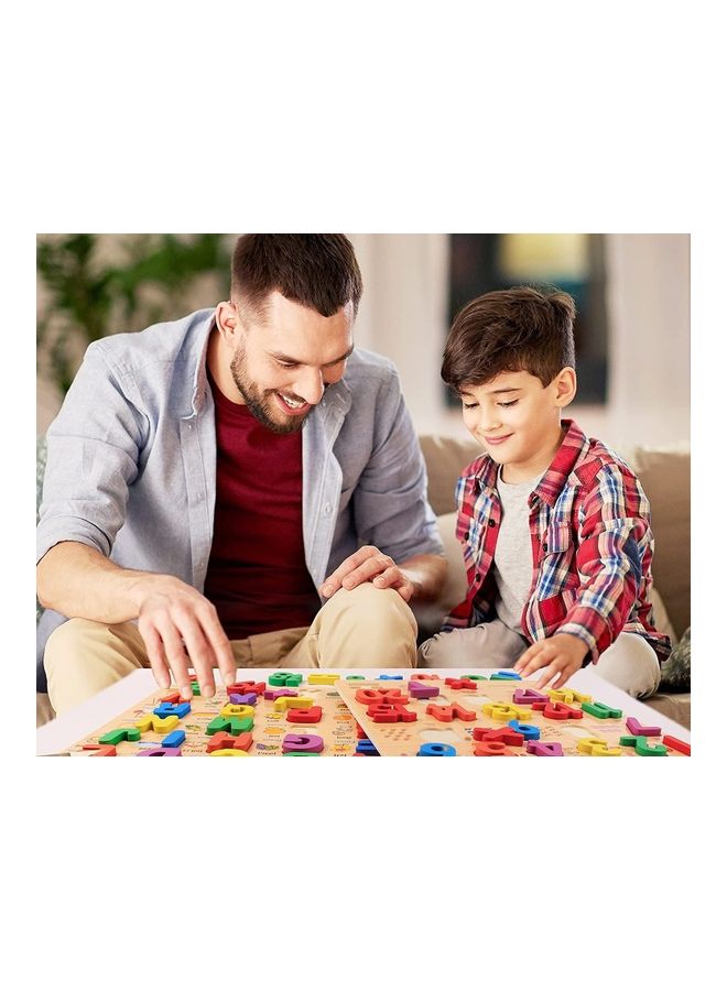 NIBEMINENT Alphabet 1 2 3 Years Old, Children's Preschool Learning Toy, Educational Name Puzzle Gifts for Boys and Girls 11.6 x 0.23cm - Image 2