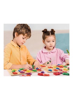 NIBEMINENT Alphabet 1 2 3 Years Old, Children's Preschool Learning Toy, Educational Name Puzzle Gifts for Boys and Girls 11.6 x 0.23cm  - Image 3