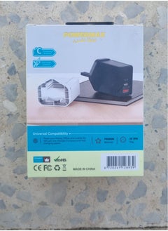 PowerMax Black, Ultra-Compact 45W Efficient Charger - 2 Ports (Dual USB-C & Quick Charge 3.0), Efficient Charging for 2 Devices, Travel-Friendly, Adaptive Protection  - Image 2