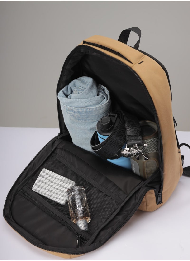 Lupo bianco Essentials Backpack - Beige  - Image 5