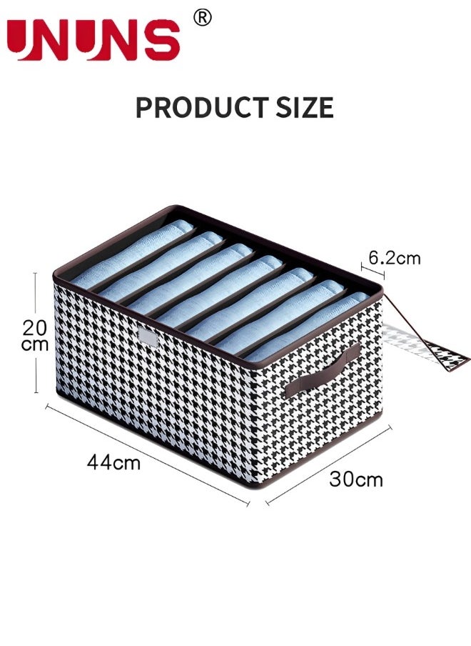 3-Piece Foldable Clothes Storage Box,Foldable Closet Drawer Storage Box With Transparent Cover,Drawer Organizers for Clothing,Jeans,T-Shirt - pzsku/Z46B5C697F5FF963FB076Z/45/_/1704957887/7317c651-e913-4dd4-8b81-e839de88f5dc