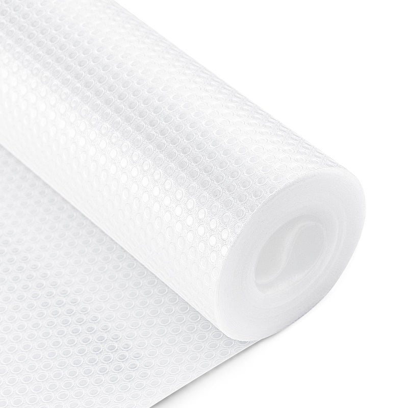 24 x 23622 Inch Shelf Liners for Kitchen Cabinets Non Adhesive Drawer Liners NonSlip EVA Material Refrigerator Liners Waterproof  Oilproof Roll for Bathroom Kitchen Cupboard Shelves Clear