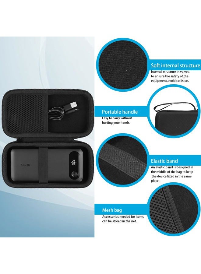 Khanka Hard Travel Case Replacement for Anker Power Bank, 20,000mAh Portable Charger,Case Only.(Black) - Image 4