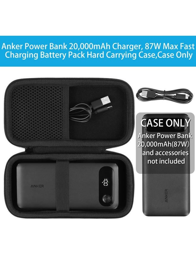 Khanka Hard Travel Case Replacement for Anker Power Bank, 20,000mAh Portable Charger,Case Only.(Black) - Image 2