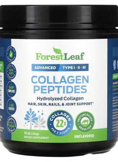 ForestLeaf Collagen Peptides Unflavored 16 oz (454 g) 