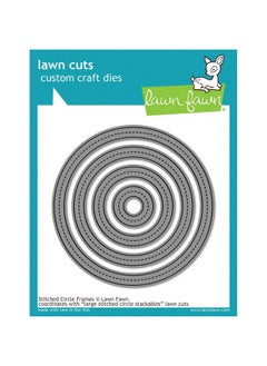 Lawn Fawn Stitched Circle Frames Lawn Cuts Custom Craft Die  - Image 1