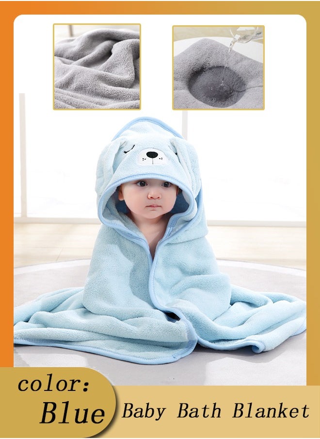 Vinnatsu Animal Design Cotton Baby Bath Hooded Towel, 80 X 80 CM, Large  - Image 1