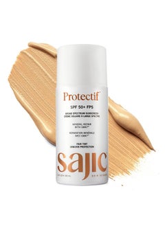 Mineral Sunscreen Spf 50+ 100Ml Fair Tint Sunscreen No White Residue For Sensitive And All Skin Types Protect From Pigmentation Aging Hydrating Noncomedogenic Crueltyfree