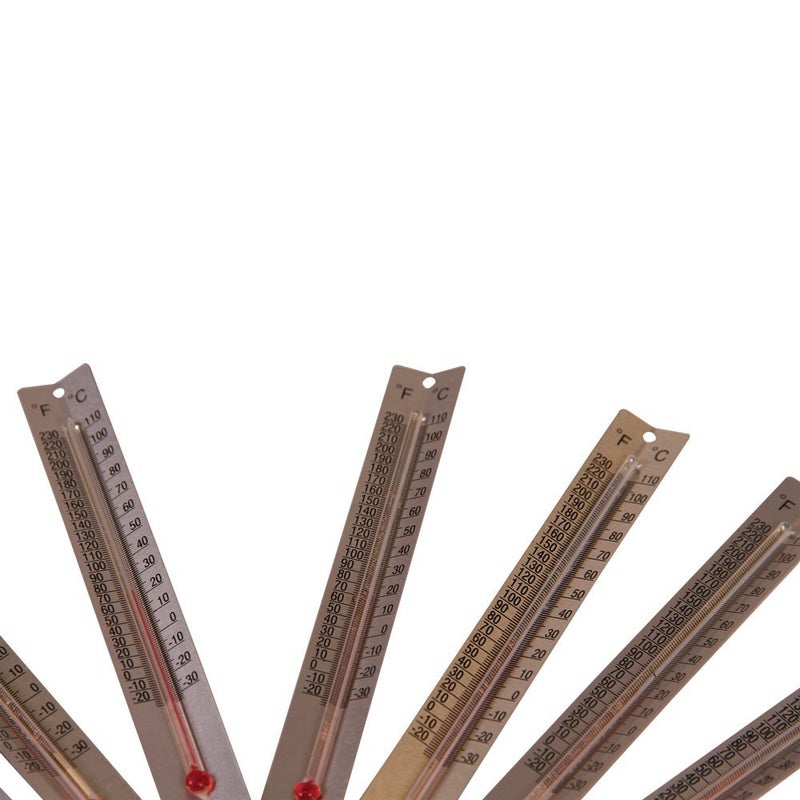hand2mind hand2mind VShaped DualScale MercuryFree Thermometers for Indoor Science Use Pack of 10 - Image 4