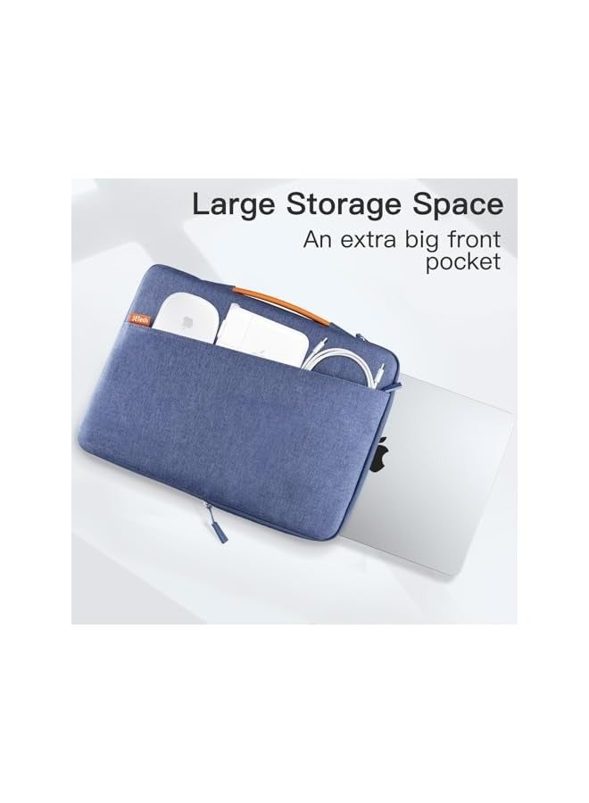 Jetech Laptop Sleeve for 13.3-Inch Tablet, Waterproof MacBook Case with Portable Handle, Compatible with 13" MacBook Pro and MacBook Air, 12.3" Surface Pro, Surface Laptop 2017/2018 (Purple) - Image 2