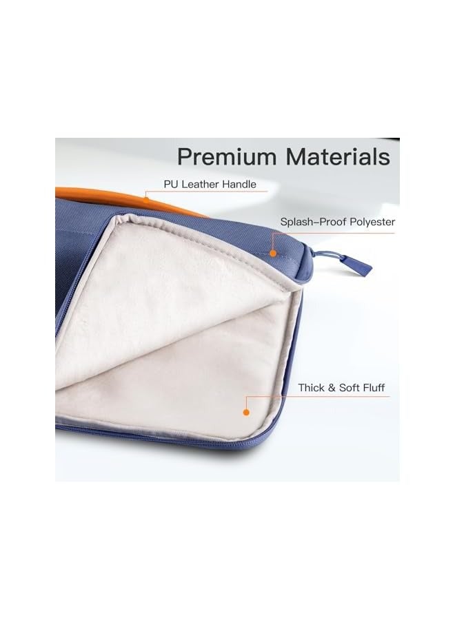 Jetech Laptop Sleeve for 13.3-Inch Tablet, Waterproof MacBook Case with Portable Handle, Compatible with 13" MacBook Pro and MacBook Air, 12.3" Surface Pro, Surface Laptop 2017/2018 (Purple) - Image 3