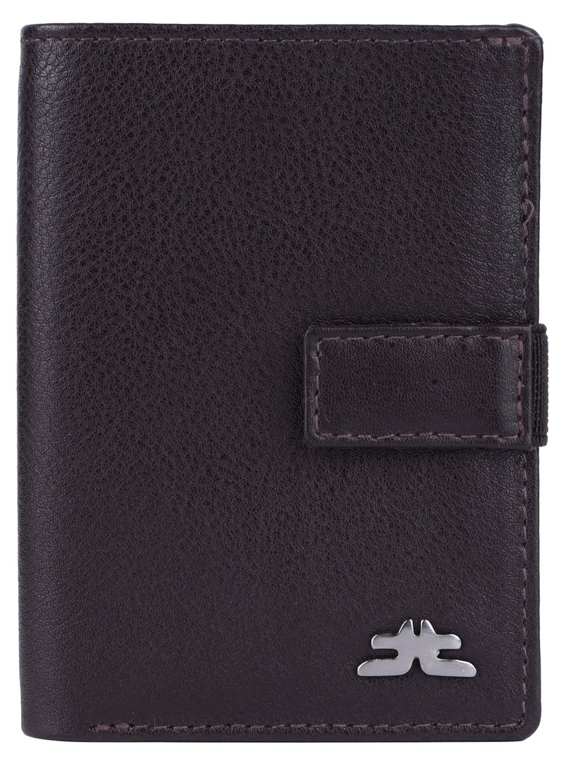 LAVERI LEATHER Laveri Leather Designer Card Holder Wallet With RFID Protection 4508M EL LP  - Image 1