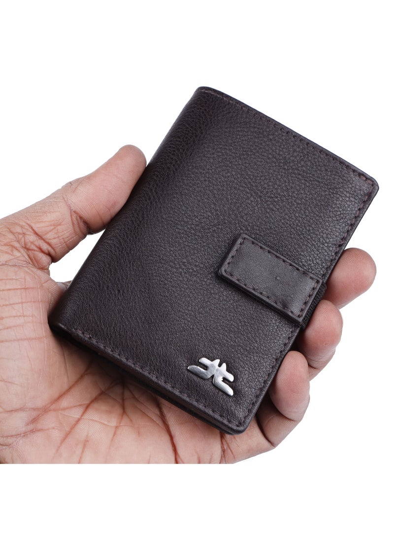 LAVERI LEATHER Laveri Leather Designer Card Holder Wallet With RFID Protection 4508M EL LP  - Image 4