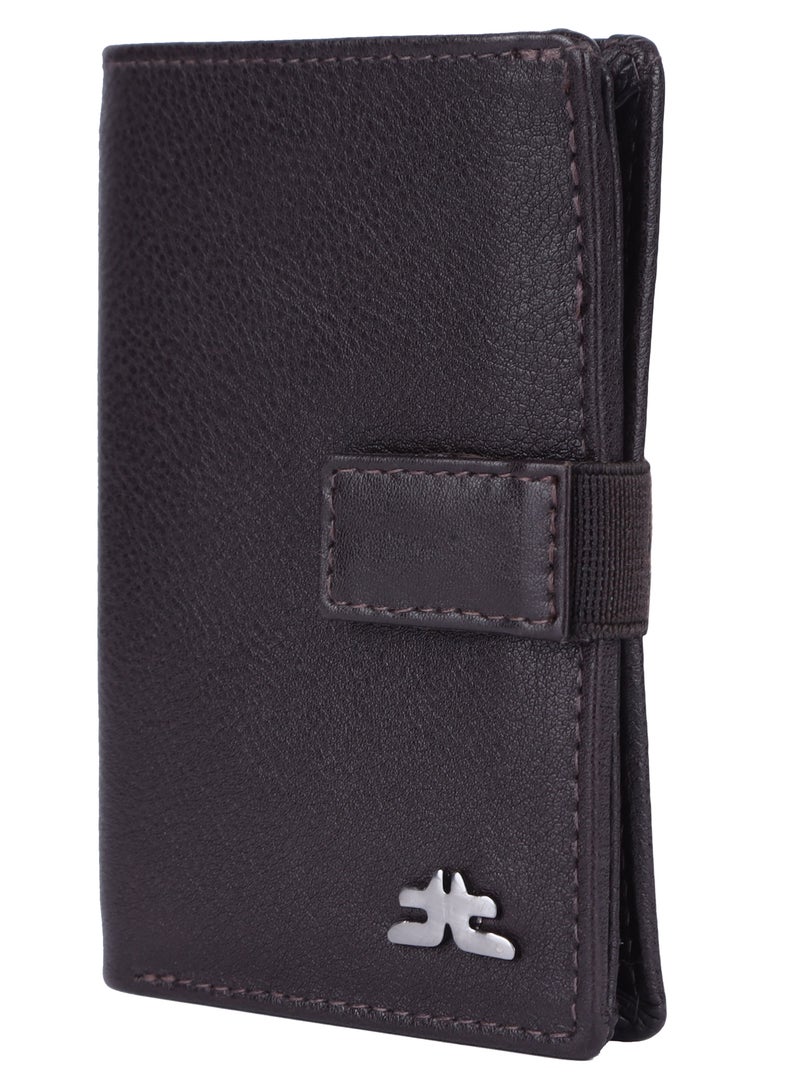 LAVERI LEATHER Laveri Leather Designer Card Holder Wallet With RFID Protection 4508M EL LP  - Image 3
