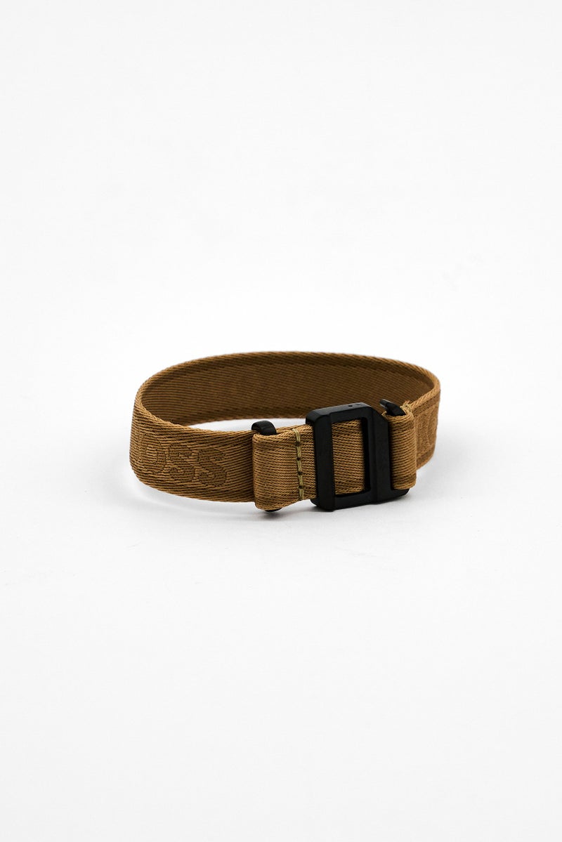BOSS Men Adjustable Nylon Bracelet, Tan  - Image 3