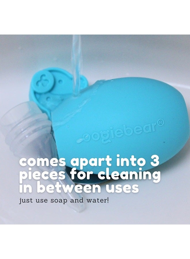 oogiebear : Baby Nasal Aspirator - Safe Booger & Earwax Remover for Newborns, Infants, Toddlers - Better Syringe, Airtight Suction, Nose Sucker - Essential Baby Stuff, Diaper Bag Must-Haves, Pink - Image 5