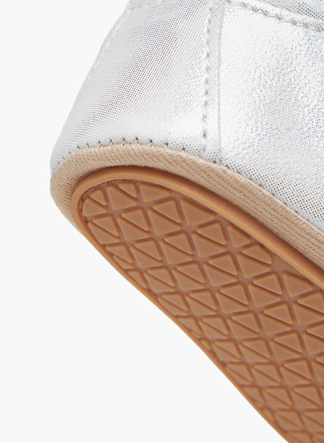 Barefeet Girls Floral Accent Booties with Hook and Loop Closure - Image 5