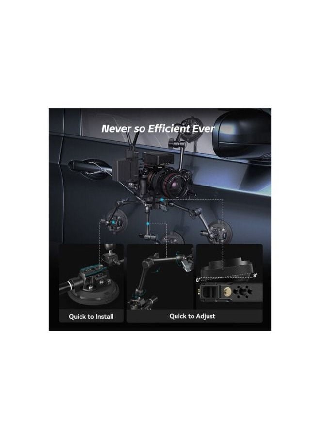 SMALLRIG - SmallRig Suction Cup Camera Support Kit SC-15K For Vehicle Shooting - Image 1