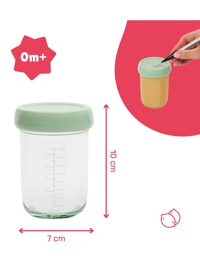 Badabulle Glass Containers For Healthy Storage Of Baby Meals - Image 2