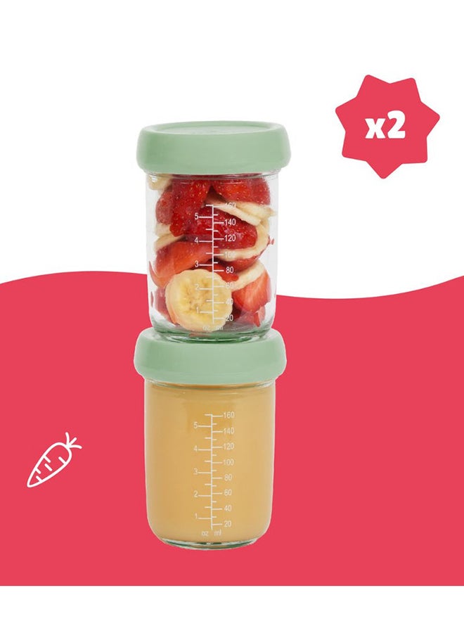Badabulle Glass Containers For Healthy Storage Of Baby Meals - Image 5
