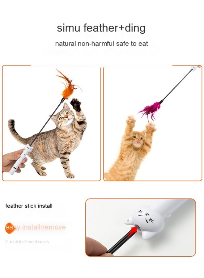 Pet Toy Laser Cat Wand with Multiple Patterns Infrared USB Charging - Image 5