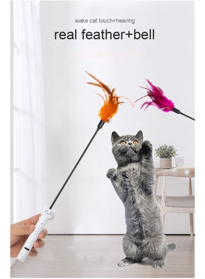Pet Toy Laser Cat Wand with Multiple Patterns Infrared USB Charging - Image 4