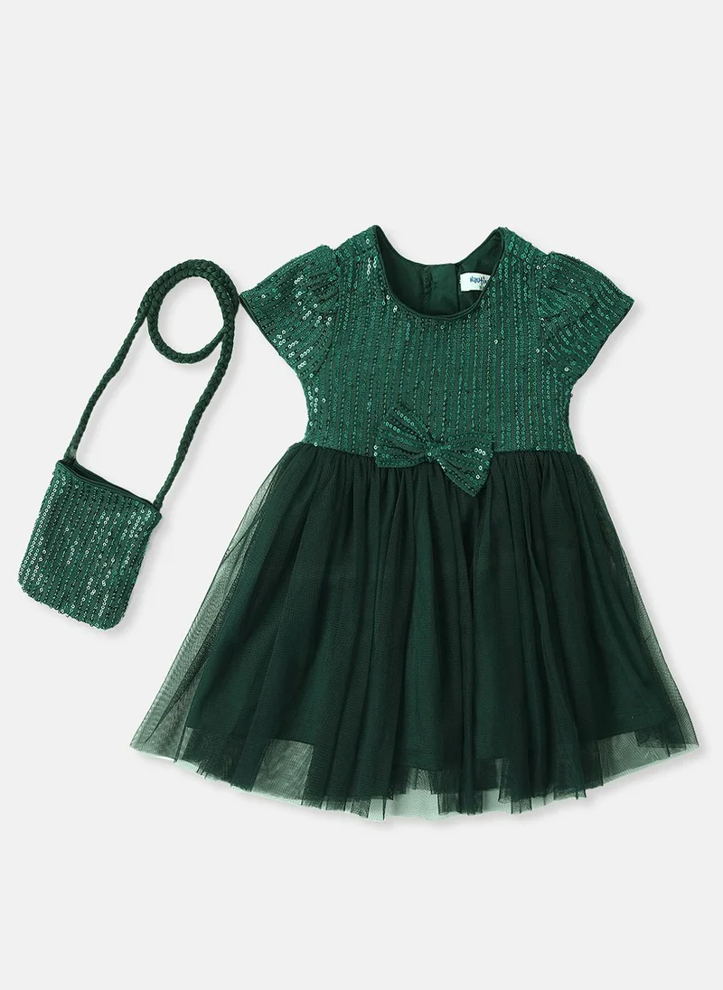 Nautinati Sequin Bodice Tulle Dress