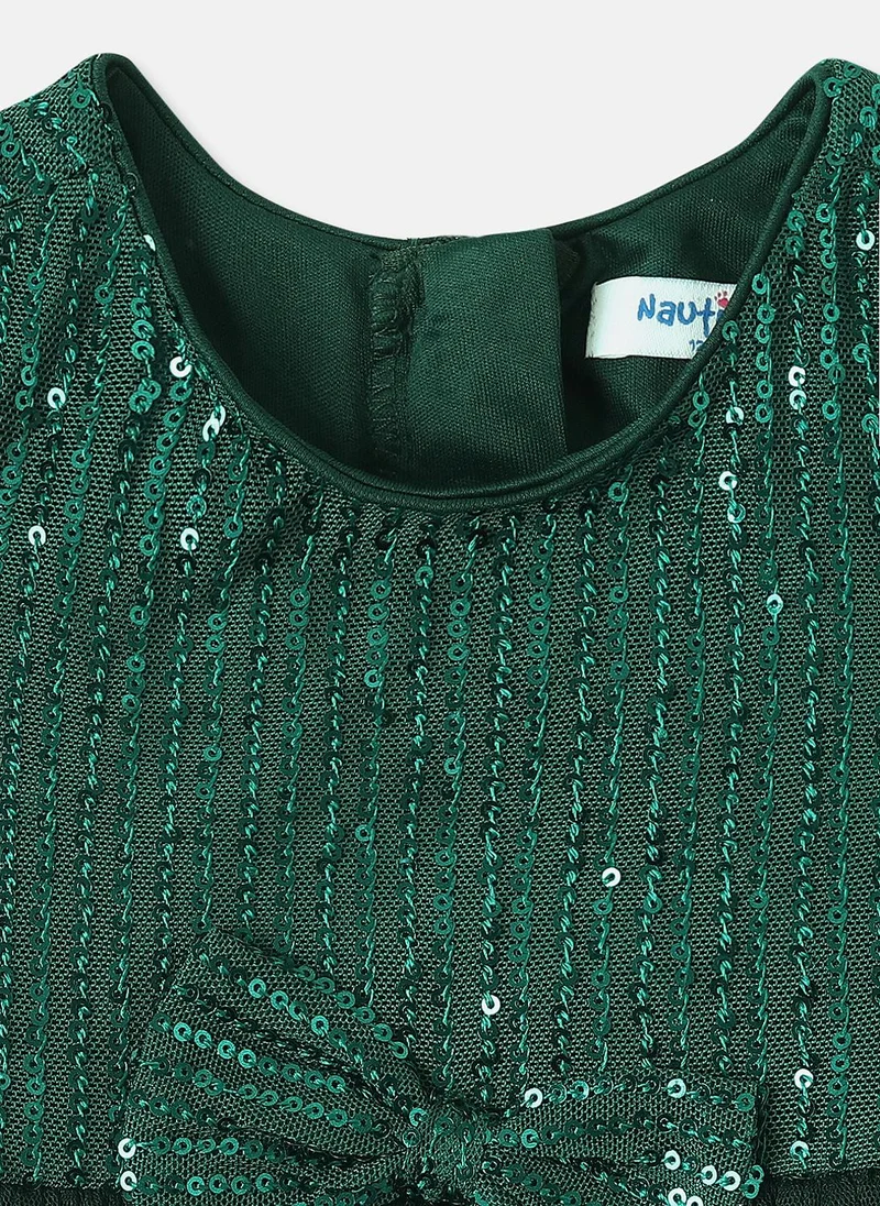 Nautinati Sequin Bodice Tulle Dress