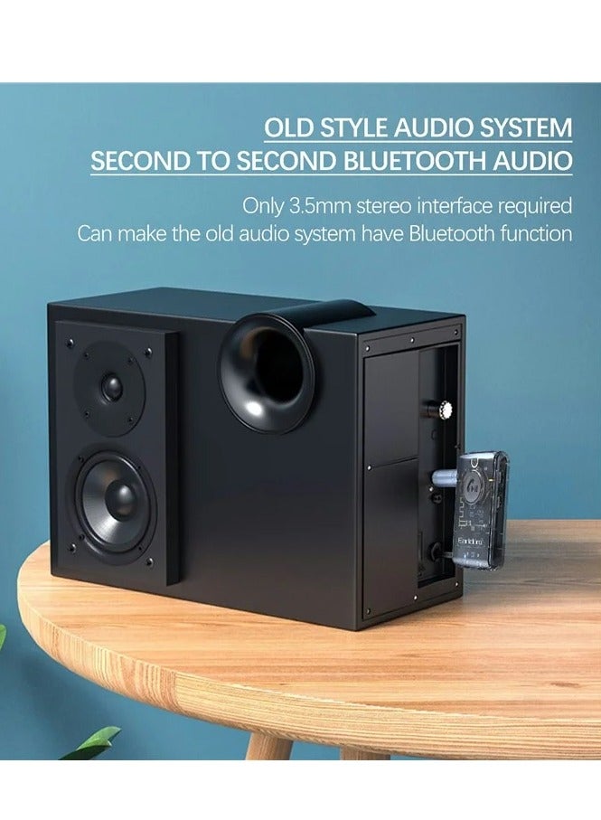 ELTRAZONE ET-BR01 Bluetooth 5.3 Audio Receiver Adapter – Transparent AUX 3.5mm Wireless Audio Adapter for Car, Speakers, Headphones - Image 5