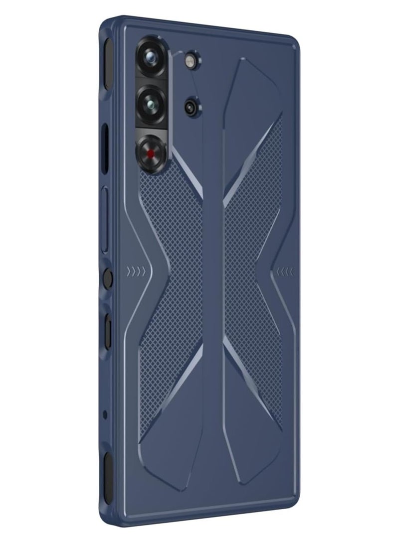 Case for ZTE nubia Red Magic 10 Pro/Red Magic 10 Pro+Soft TPU Anti-Slip Ultra Thin Anti Scratch Protective Case for Red Magic 10 Pro/Red Magic 10 Pro Plus (Blue)
