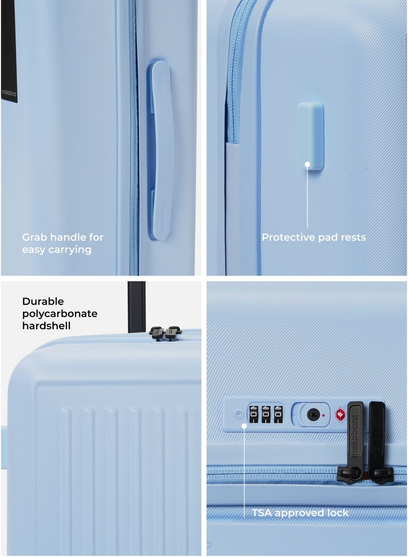 Mokobara The Transit Wave Cabin - Lightweight Polycarbonate Material | Shy Blue, Blue - Image 4