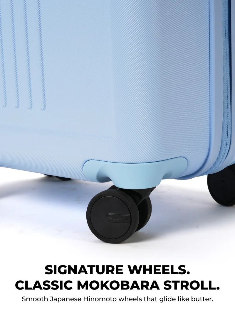Mokobara  The Transit Wave Cabin - Lightweight Polycarbonate Material | Shy Blue, Blue  | Best Price UAE