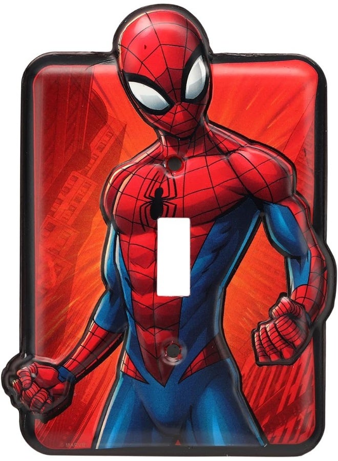 Open Road Brands Marvel Spider-Man Metal Light Switch Plate - Image 2