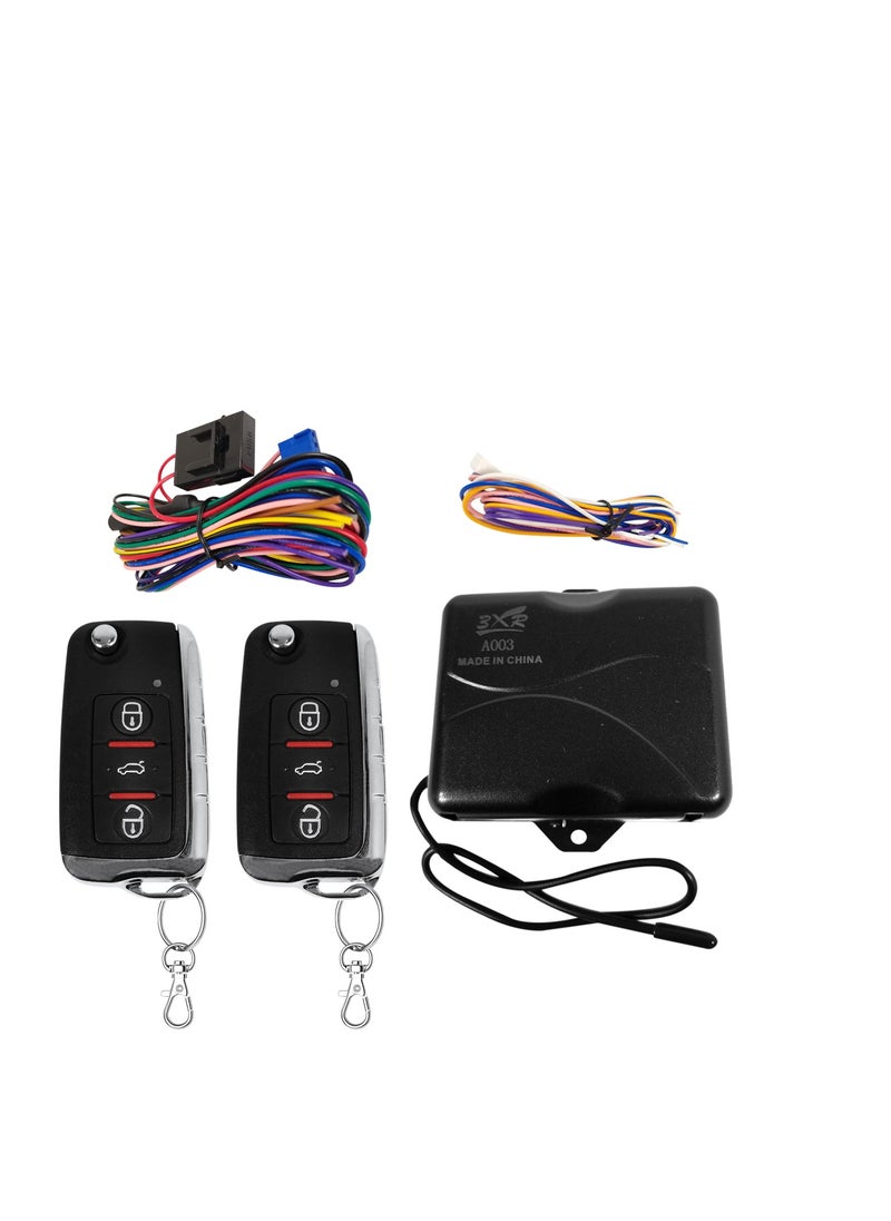 3XR 3XR Advanced Car Keyless Entry System with Dual Remote Controls and Comprehensive Wiring Kit for Enhanced Vehicle Security A003  - Image 3