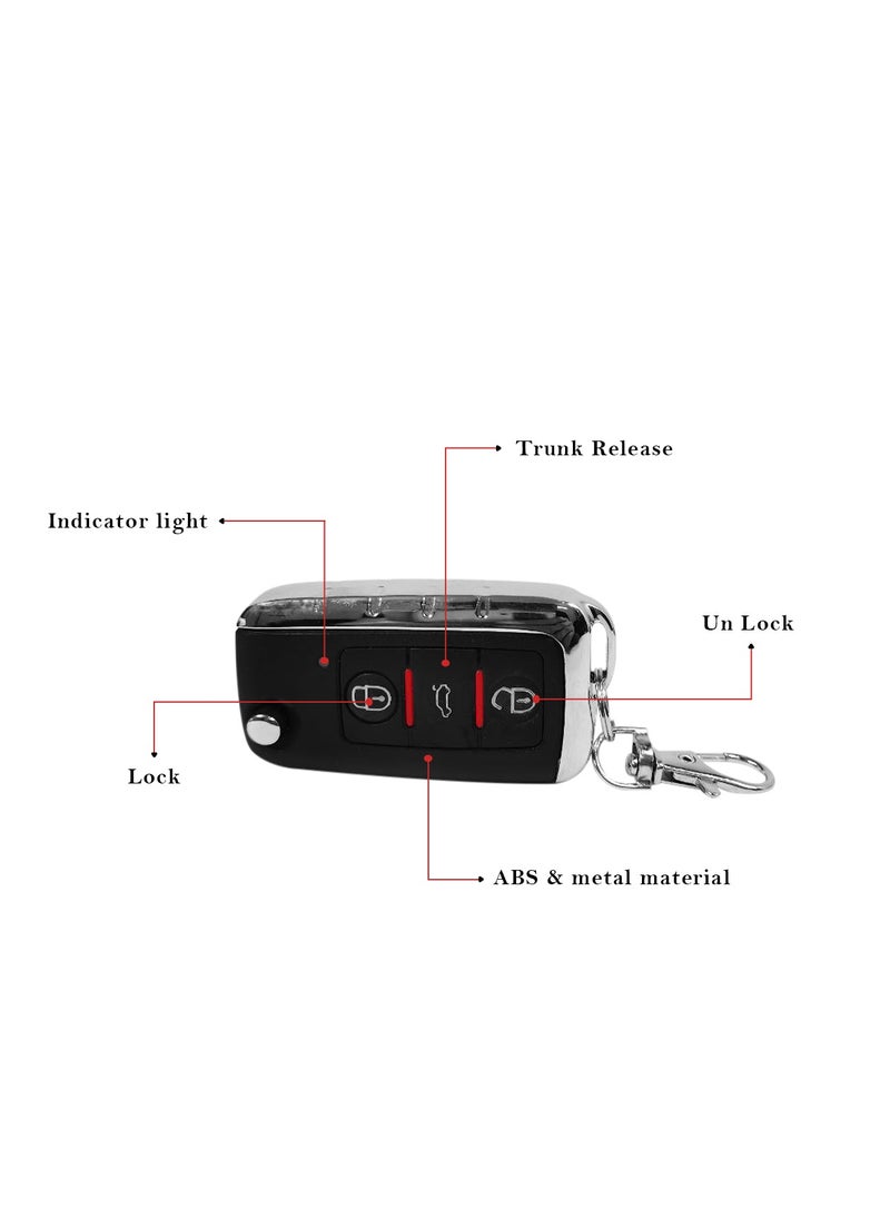 3XR 3XR Advanced Car Keyless Entry System with Dual Remote Controls and Comprehensive Wiring Kit for Enhanced Vehicle Security A003  - Image 4