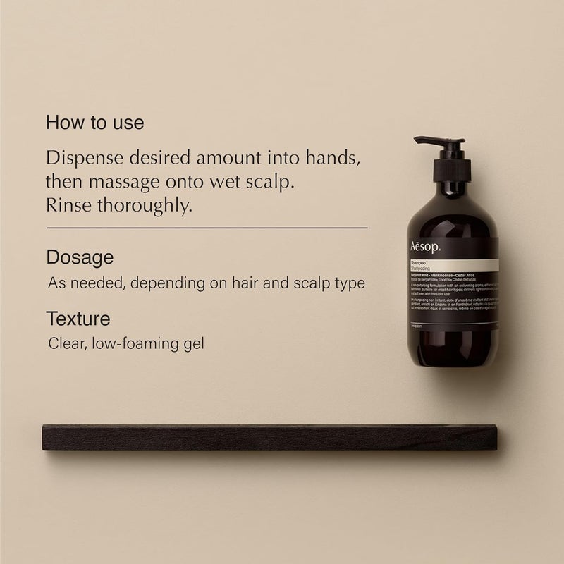 Aesop Shampoo & Conditioner  500ml/169 Fl oz  ParabenFree CrueltyFree & Vegan - Image 2