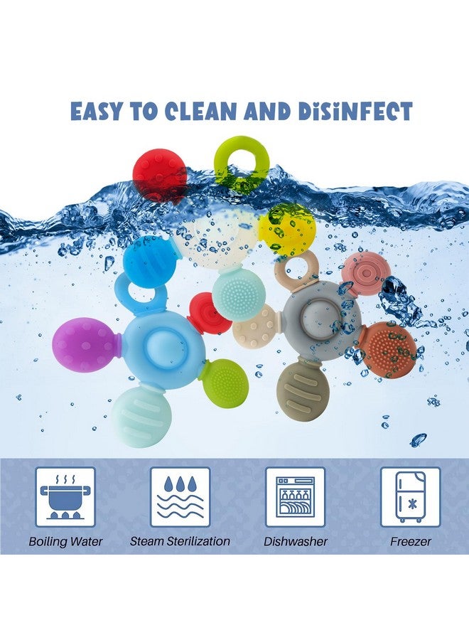 seeway Chewy Necklace for Sensory Kids, Seeway Silicone Sensory chew Necklace Oral Motor Aids for Boys Girls, Autism Chew Toys for Kids Teens Adults with Anxiety ADHD SPD or Other Sensory Needs【Grey+Blue】 - Image 5