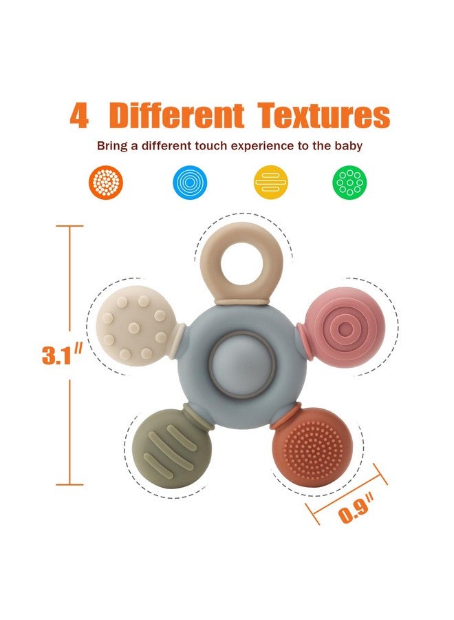 seeway Chewy Necklace for Sensory Kids, Seeway Silicone Sensory chew Necklace Oral Motor Aids for Boys Girls, Autism Chew Toys for Kids Teens Adults with Anxiety ADHD SPD or Other Sensory Needs【Grey+Blue】 - Image 2