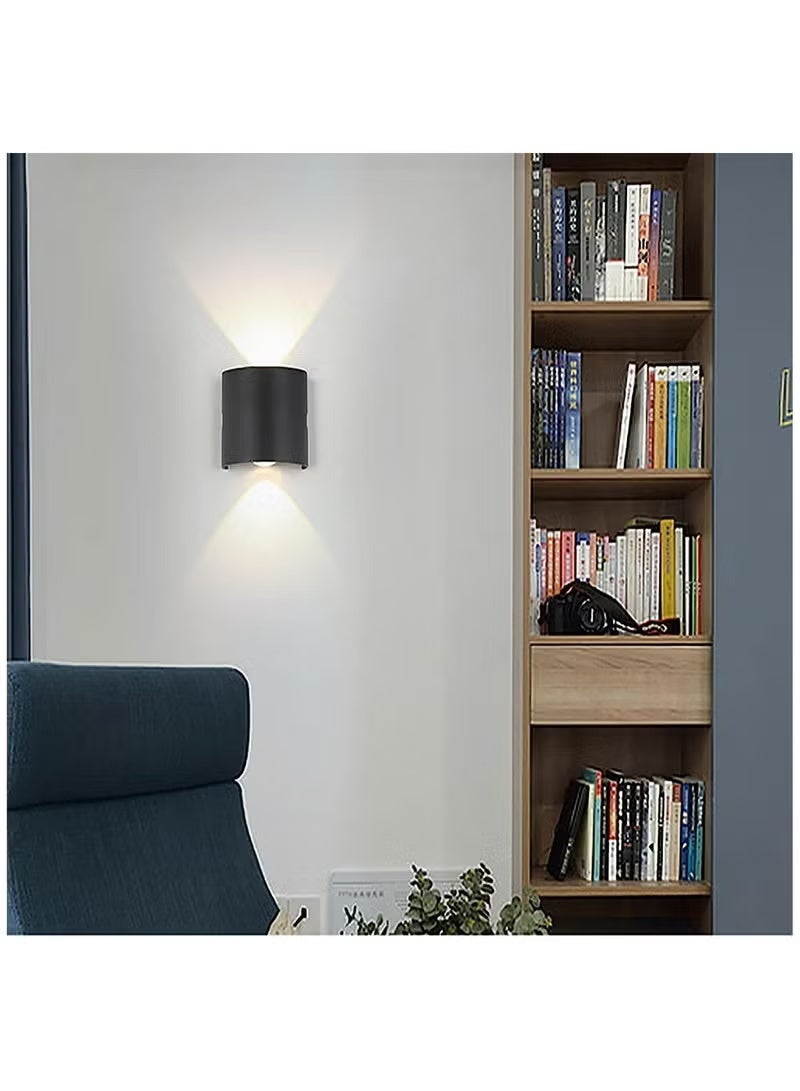 TASVORA Modern Aluminium | Up Down Wall Light | IP65 Waterproof Outdoor Wall Lamp | AC 85-265V for Balcony | Garden | Bedroom & Living Room - Image 4